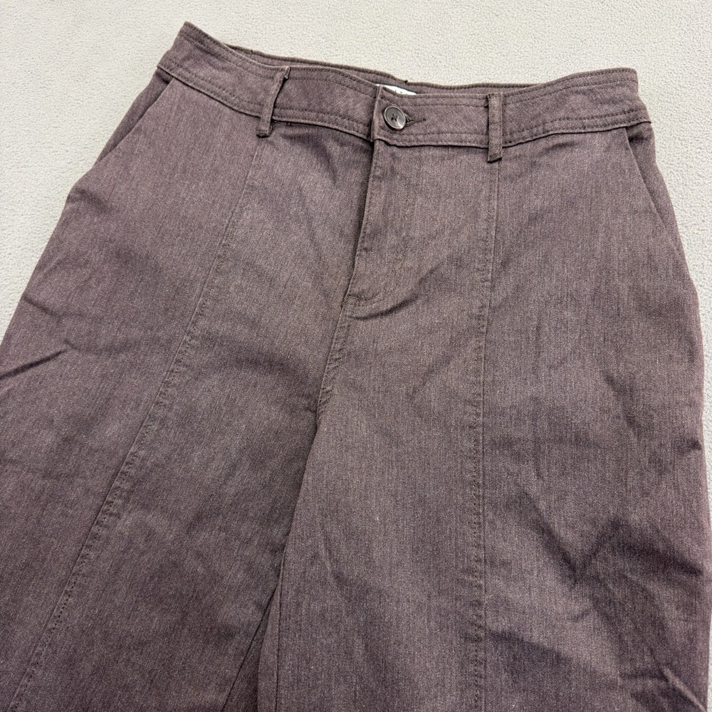 NWT Bagatelle Collection Wide Leg Jeans Size 6 Chocolate Brown High Waist 31" - Picture 3 of 13